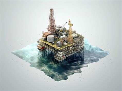 Premium AI Image Oil Rig