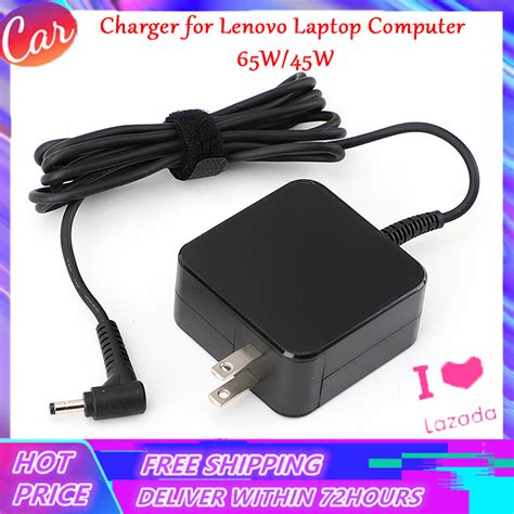 Charger For Lenovo Laptop Computer 65w 45w Round Tip Power Supply Ac Adapter For Lenovo Ideapad