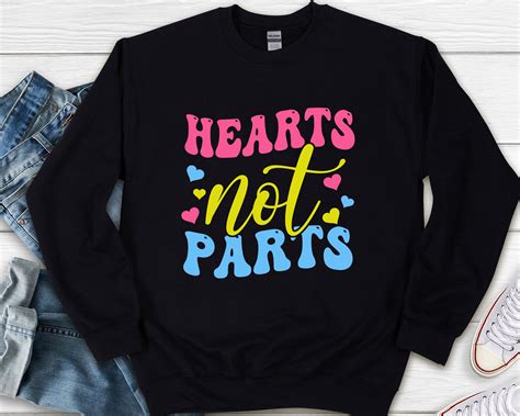 Hearts Not Parts Pansexual Pride Month Flag Pan Lgbtq Groovy Nl Buy T