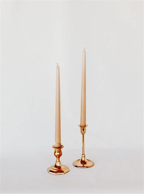 Gold Taper Candle Holder