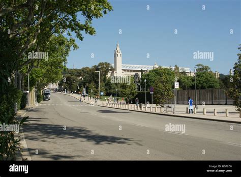 Olympic Stadium , Montjuic, Barcelona Stock Photo - Alamy