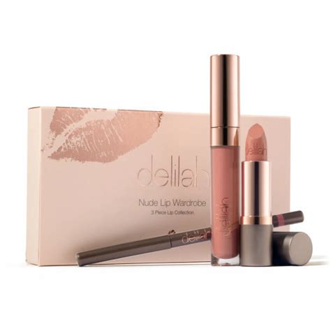Delilah War Nude Lip Wardrobe Gift Set
