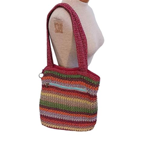 The Sak Originals Womens Shoulder Bag Boho Fall Crochet