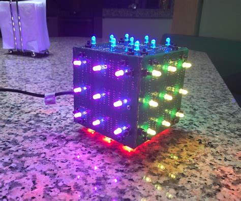 Led Rubiks Cube With Arduino 11 Steps With Pictures Instructables