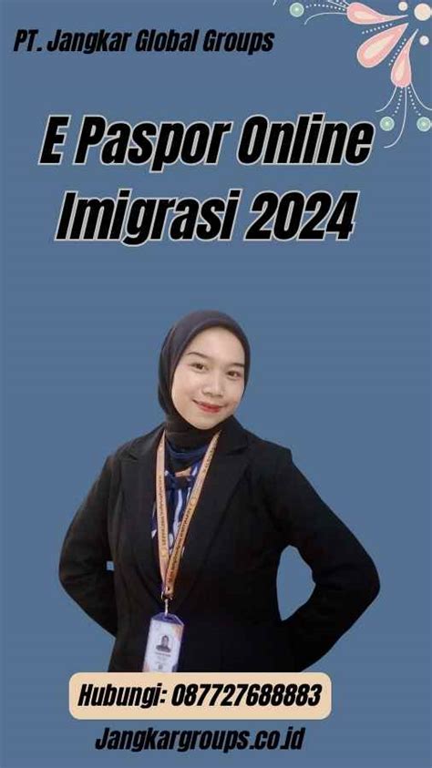 E Paspor Online Imigrasi Jangkar Global Groups