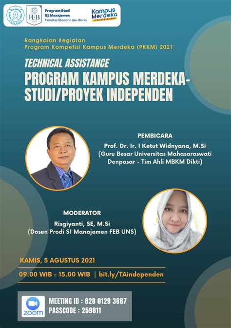 Technical Assistance Program Kampus Merdeka Studi Proyek Independen