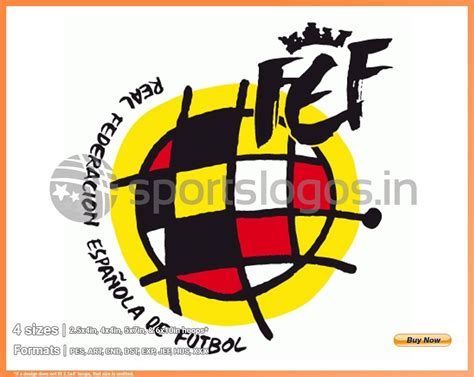 Spain 2000 UEFA Soccer Sports Embroidery Logo In 4 Sizes