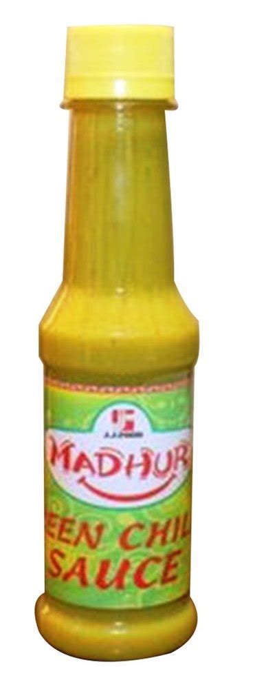 Madhur Green Chilli Sauce Packaging Type Bottle Packaging Size 300g