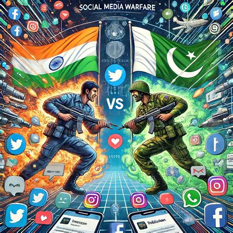 Social Media Warfare Digital Conflict Between India And Pakistan Upsc