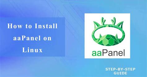 How To Install AaPanel On Linux Veeble Hosting