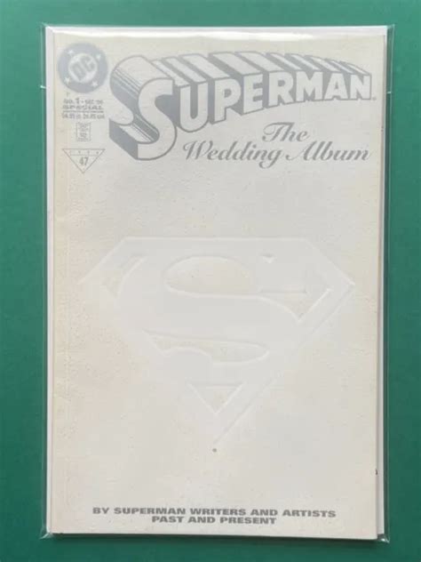 SUPERMAN THE WEDDING Album 1 VF DC 1996 Couverture En Relief EUR 7