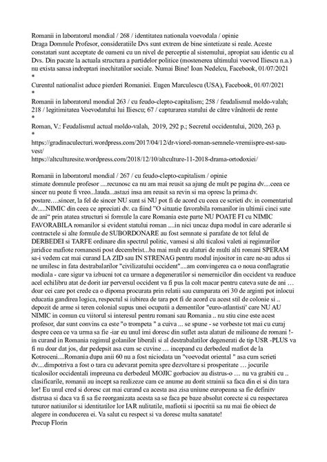 Calaméo Romanii In Laboratorul Mondial 268 Identitatea Nationala