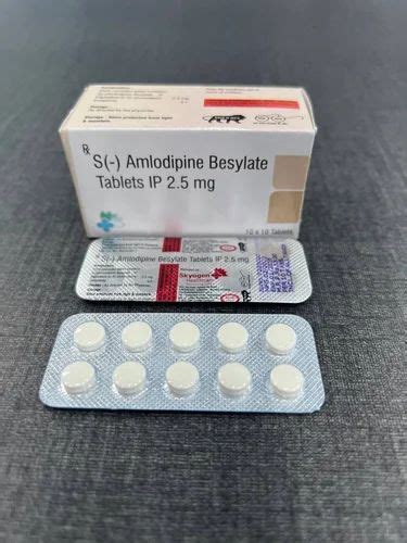 S Amlodipine Besylate Tablets at Rs 580 box अमलदपन बसलट in