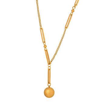 18K Gold Plated Stainless Steel Necklace Intensity SKU 87377 0