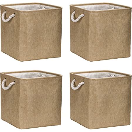 Lot De Bo Tes De Rangement Pliables En Tissu X X Cm Grand