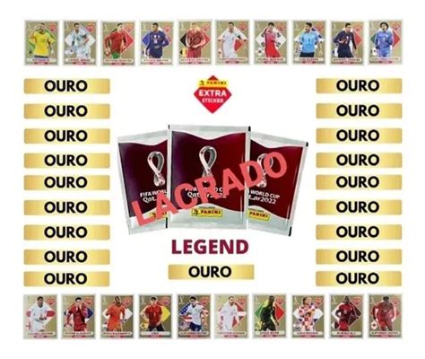 Pacote Bugado Figurinha Copa C Legend Rookie Ouro Gold Frete Gr Tis