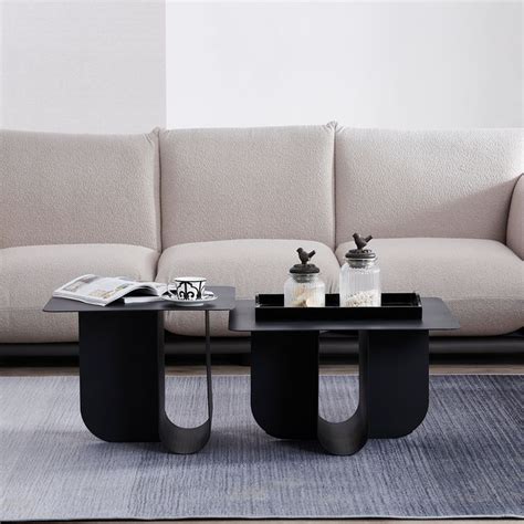 Matt Black Coffee Table Black Coffee Tables Scandinavian Coffee