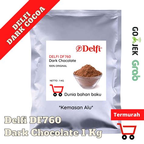 Jual COKLAT BUBUK DELFI DF760 COCOA POWDER 1KG 100 ASLI Shopee