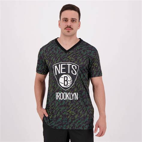 Camiseta Nba Brooklyn Nets Especial Preta Futfanatics