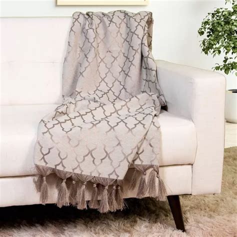 Xale Manta Sofá Jacquard Geometrico 1 80x1 40 MercadoLivre