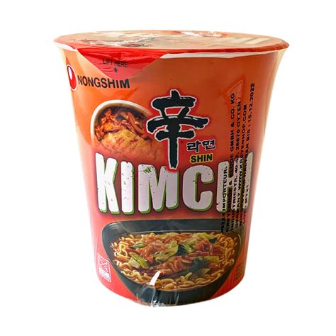 Nong Shim Shin Kimchi Cup Noodle Soup 75g — Tradewinds Oriental Shop