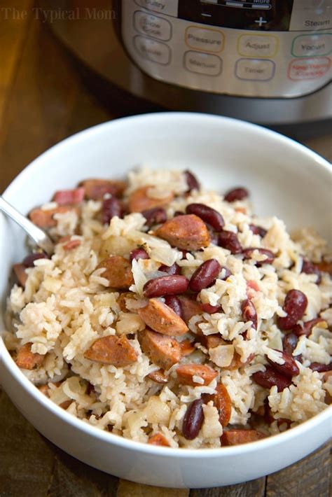 Instant Pot Red Beans and Rice with Canned - Ninja Foodi Recipe