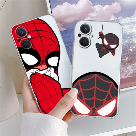 Divertida Funda De Tel Fono Marvel Spiderman Para Oppo Find X X X