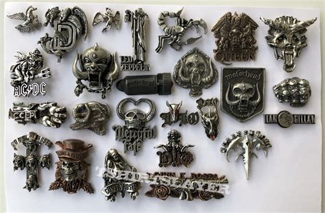 Some Metal Pins Collection Tshirtslayer Tshirt And Battlejacket Gallery