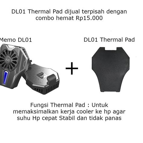 Jual Original Memo DL01 Fancooler Radiator Pendingin HP Coolingfan