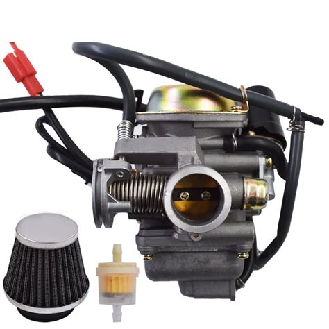 Carburetor With Air Fuel Filter Fit For Yerf Dog Spiderbox Gy6 150cc