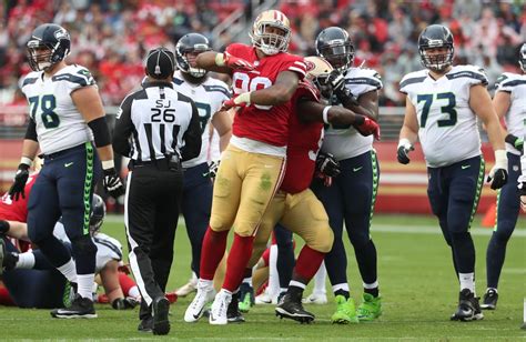 Photos Seahawks Beat The 49ers In San Francisco 24 13 The Seattle Times