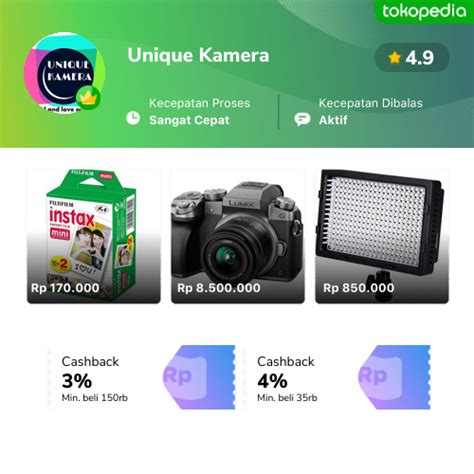 Toko Unique Kamera Online Produk Lengkap Harga Terbaik Tokopedia