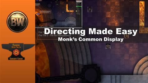 Foundry Vtt Module Showcase Tutorial Monk S Common Display Youtube