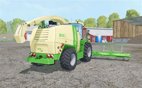 Krone BiG X 1100 double colonial white für Farming Simulator 2015