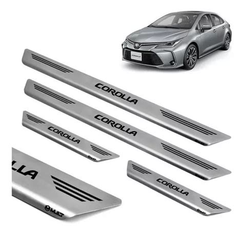 Soleira A O Inox Gravada Laser Mult Promo O Corolla