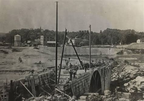 Reservoir Finally Finished (Early 1900's) - Beaman Memorial Public Library