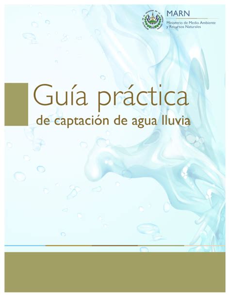 Guía Práctica De Captación De Agua Lluvia