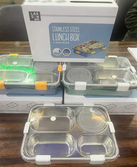 Leak Proof Stainless Steel Lunch Boxes Tiffin Box Ml At Rs