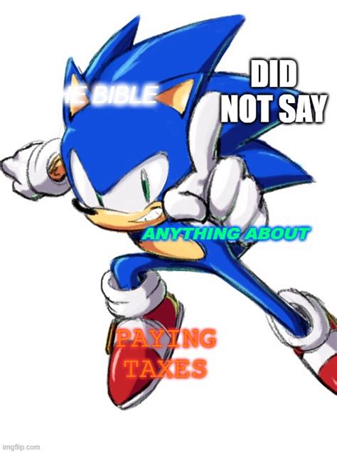 Sonic Tax Fraud Imgflip