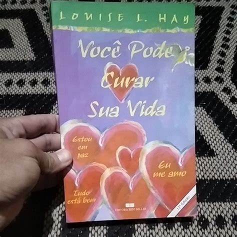 livro você pode curar sua vida Louise L Hay Shopee Brasil