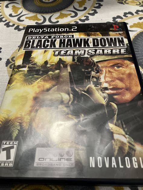 Delta Force Black Hawk Down Team Sabre PS2 Playstation 2 Shooter Video