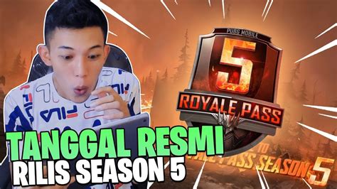 TANGGAL RESMI UPDATE BAHAS BOCORAN ROYALE PASS SEASON 5 PUBG MOBILE