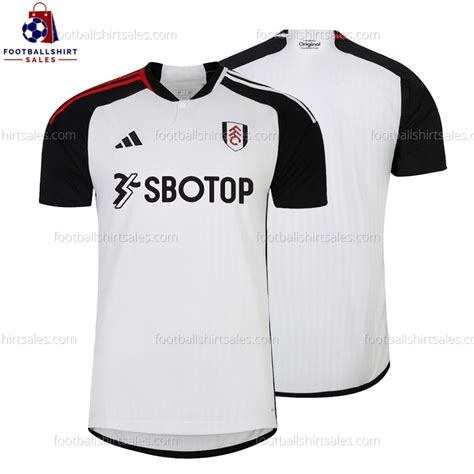 Fulham Home 23/24 Men Football Shirt Sales Up To 60% Off