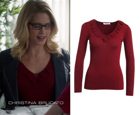 Supergirl Season 3 Episode 8 Felicitys Red Ruffle Top Shop Your Tv