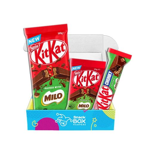 kitkat chocolate gift box hamper set fun size snack box hampers
