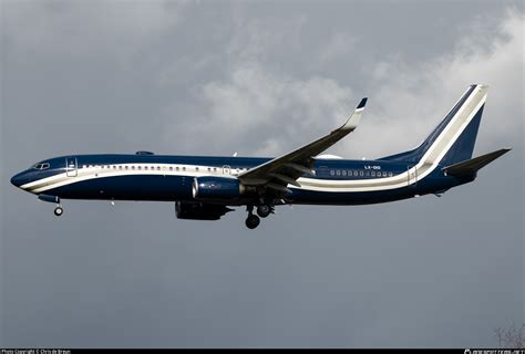 LX DIO Global Jet Luxembourg Boeing 737 97YER WL BBJ3 Photo By Chris