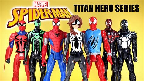 Ultimate Spider Man Titan Hero 12 Action Figures W Agent Venom