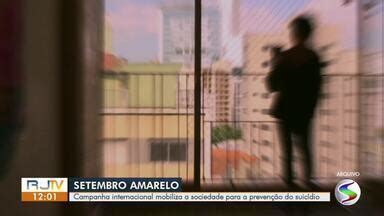 RJ1 TV Rio Sul Setembro Amarelo Campanha Internacional Mobiliza A