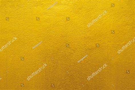 Gold Wall Texture Background Yellow Shiny Gold Foil Paint On Wall