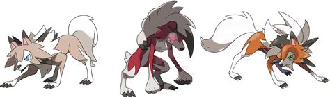 All Form Lycanroc By Bryan95549 On Deviantart